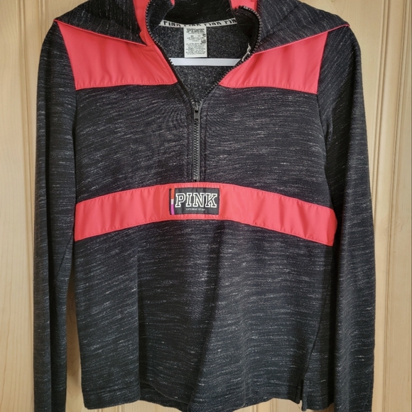 Victoria's Secret Pink Quarter Zip Hoodie - Picture 4 of 5